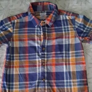 Carter's Multicolor Plaid Button Down Shirt